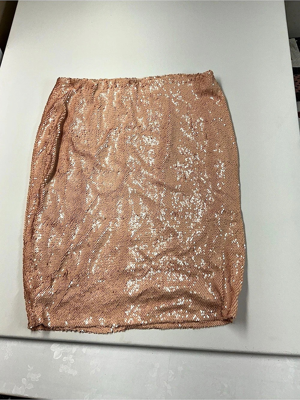 Eloquii Sequin Mini Skirt Pink Size 16 NWT